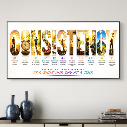 Motivational Premium Canvas Painting - Canvas Wall Art | Decor By Neon