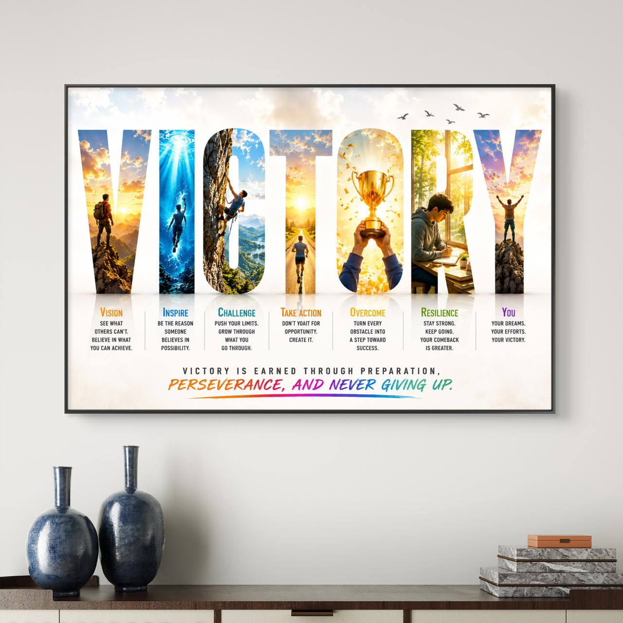 Motivational Premium Canvas Painting - Buy Online | Decor By Neon