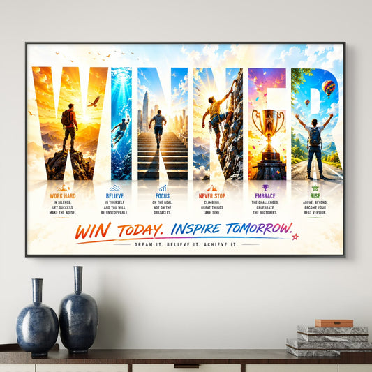 Motivational Premium Canvas Painting - Canvas Wall Art | Decor By Neon