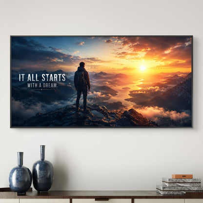 Motivational Premium Canvas Painting