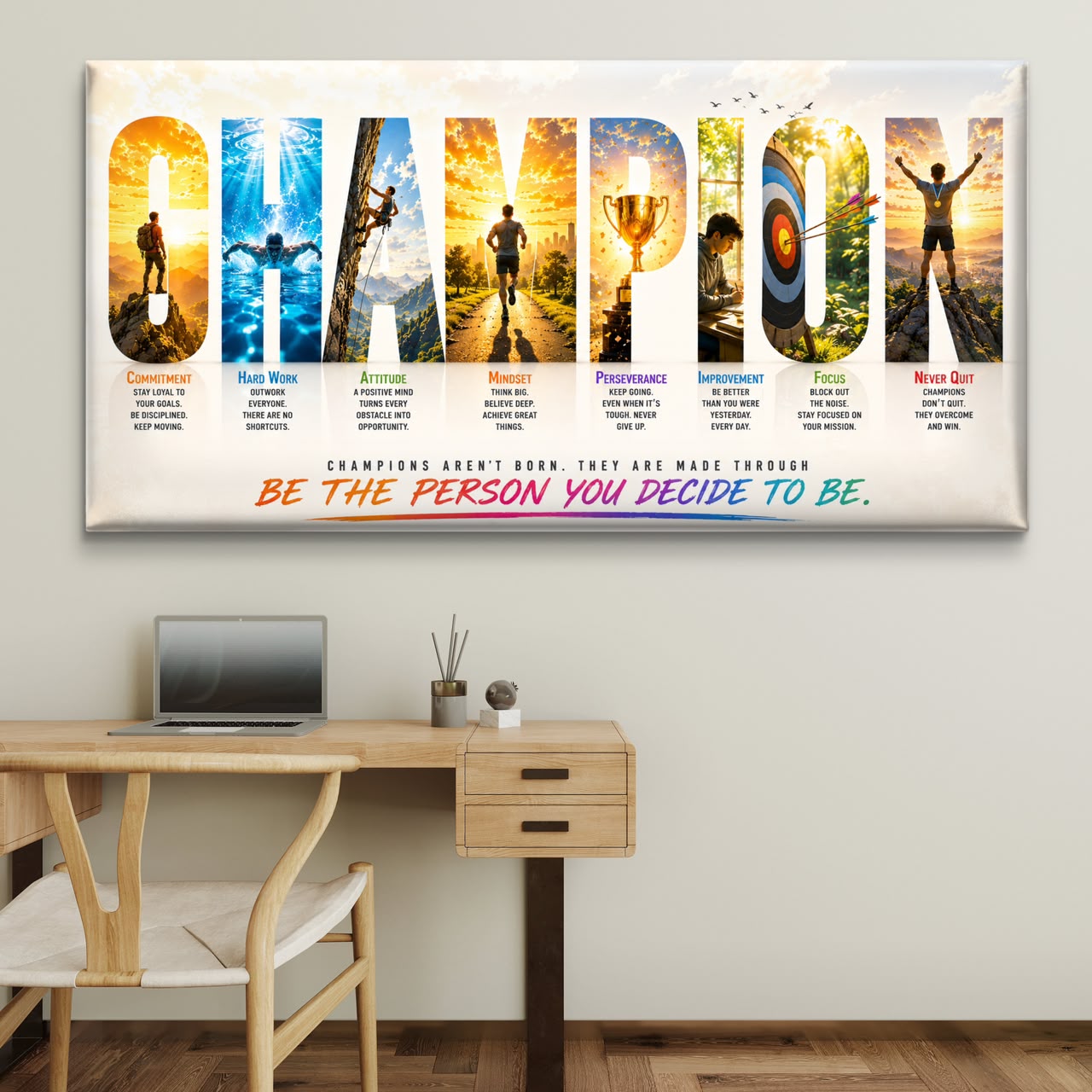 Motivational Premium Canvas Painting - Buy Online | Decor By Neon