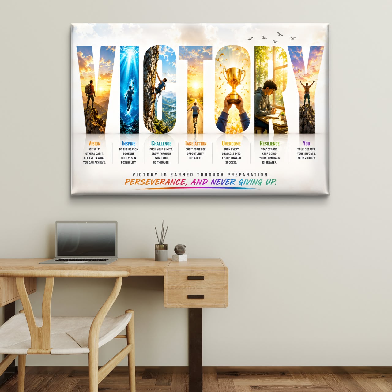 Motivational Premium Canvas Painting - Buy Online | Decor By Neon