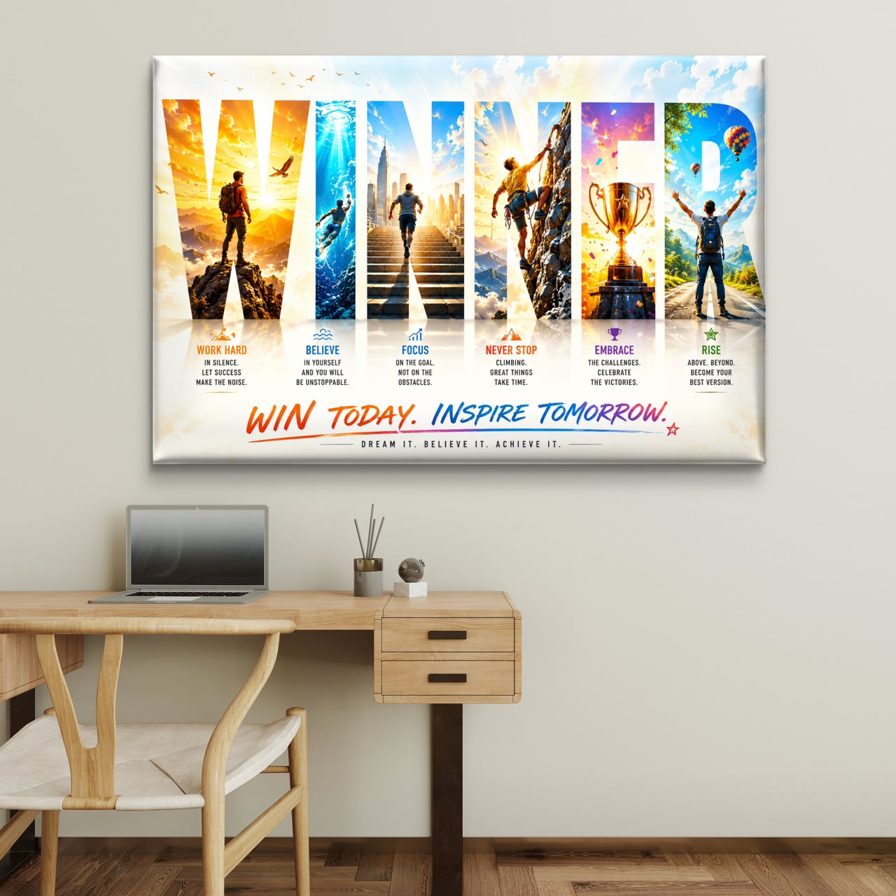 Motivational Premium Canvas Painting - Buy Online | Decor By Neon