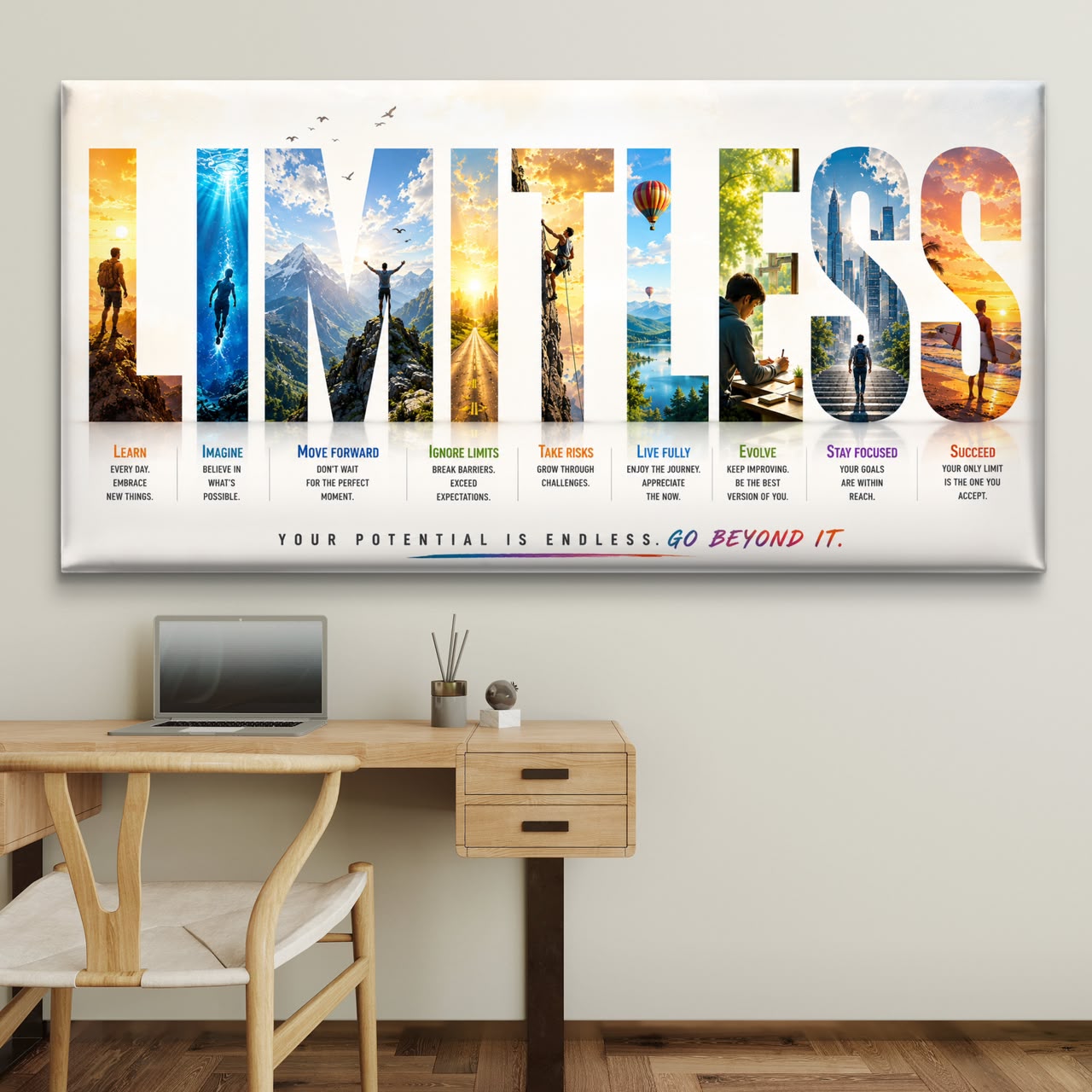 Motivational Premium Canvas Painting - Buy Online | Decor By Neon