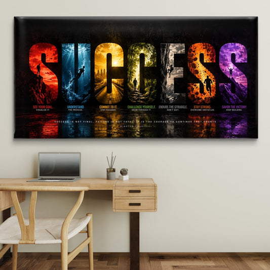 Motivational Premium Canvas Painting - Premium Wall Art | Decor By Neon