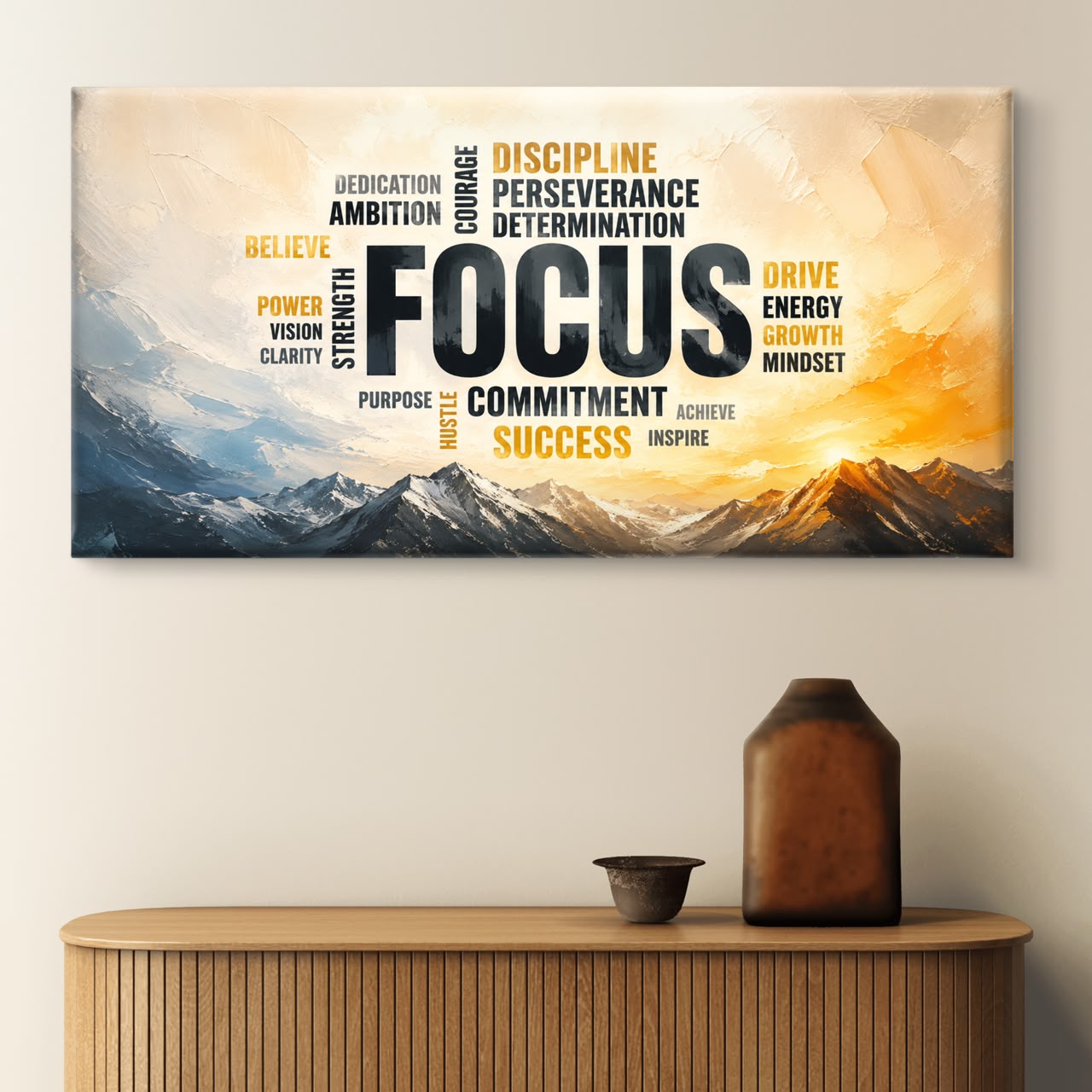 Motivational Premium Canvas Painting - Buy Online | Decor By Neon