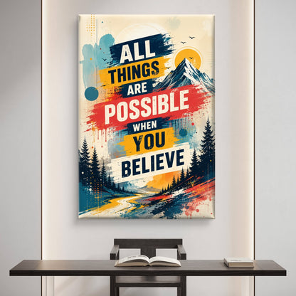 Motivational Premium Canvas Painting