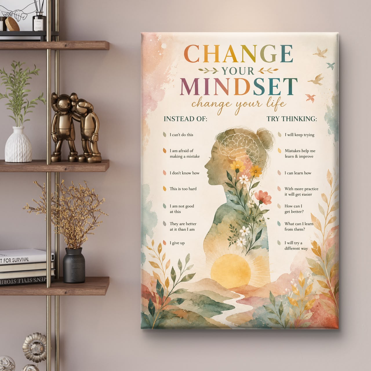 Motivational Premium Canvas Painting - Buy Online | Decor By Neon