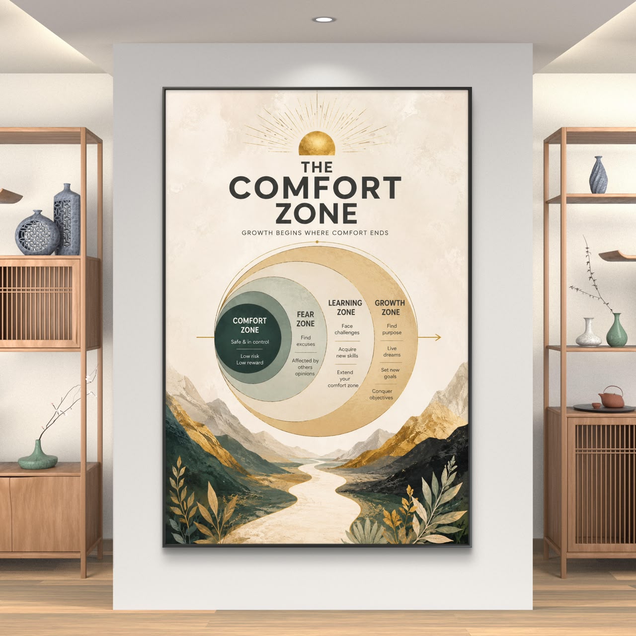 Motivational Premium Canvas Painting - Buy Online | Decor By Neon