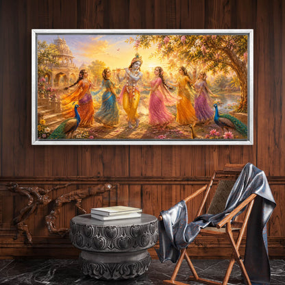 Radha Krishna Premium Canvas Painting