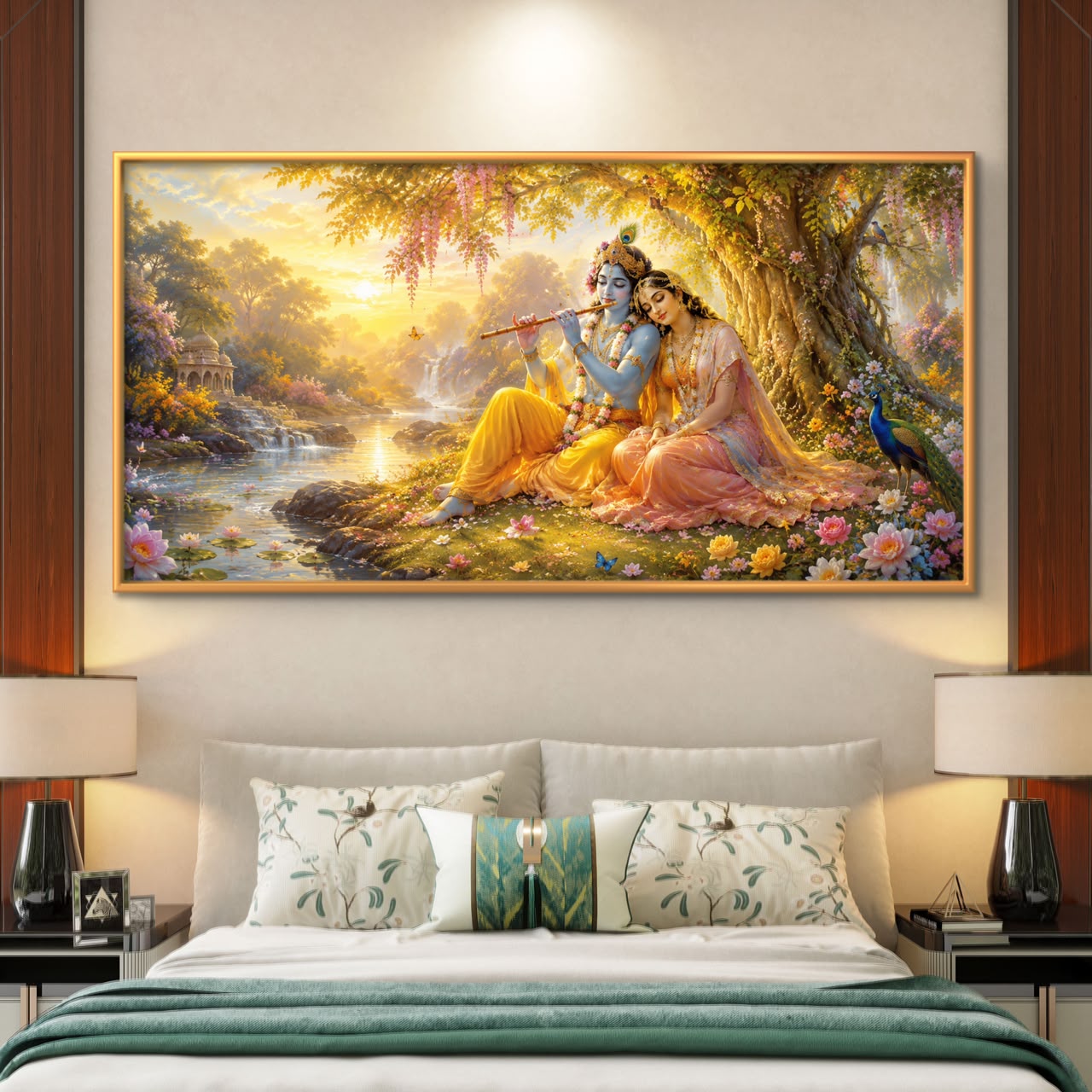 Radha Krishna Premium Canvas Painting - Buy Online | Decor By Neon