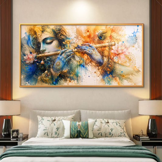 Radha Krishna Premium Canvas Painting - Premium Wall Art | Decor By Neon