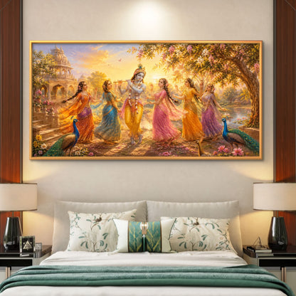Radha Krishna Premium Canvas Painting