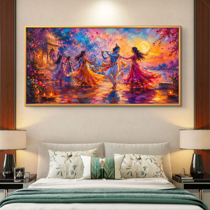 Radha Krishna Premium Canvas Painting