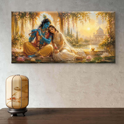 Radha Krishna Premium Canvas Painting
