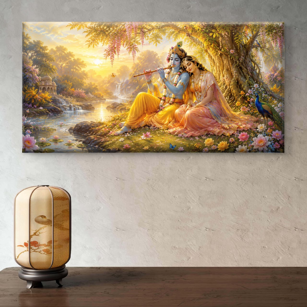 Radha Krishna Premium Canvas Painting - Buy Online | Decor By Neon