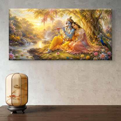 Radha Krishna Premium Canvas Painting