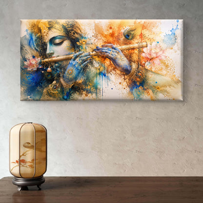 Radha Krishna Premium Canvas Painting