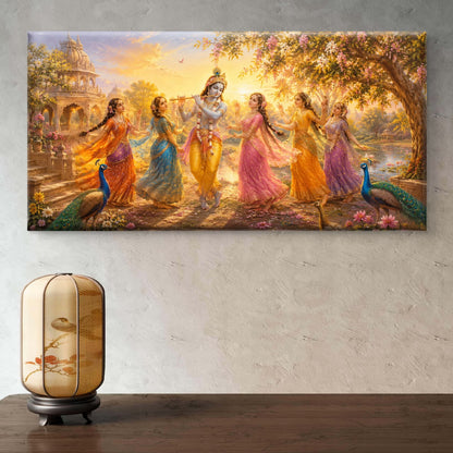 Radha Krishna Premium Canvas Painting