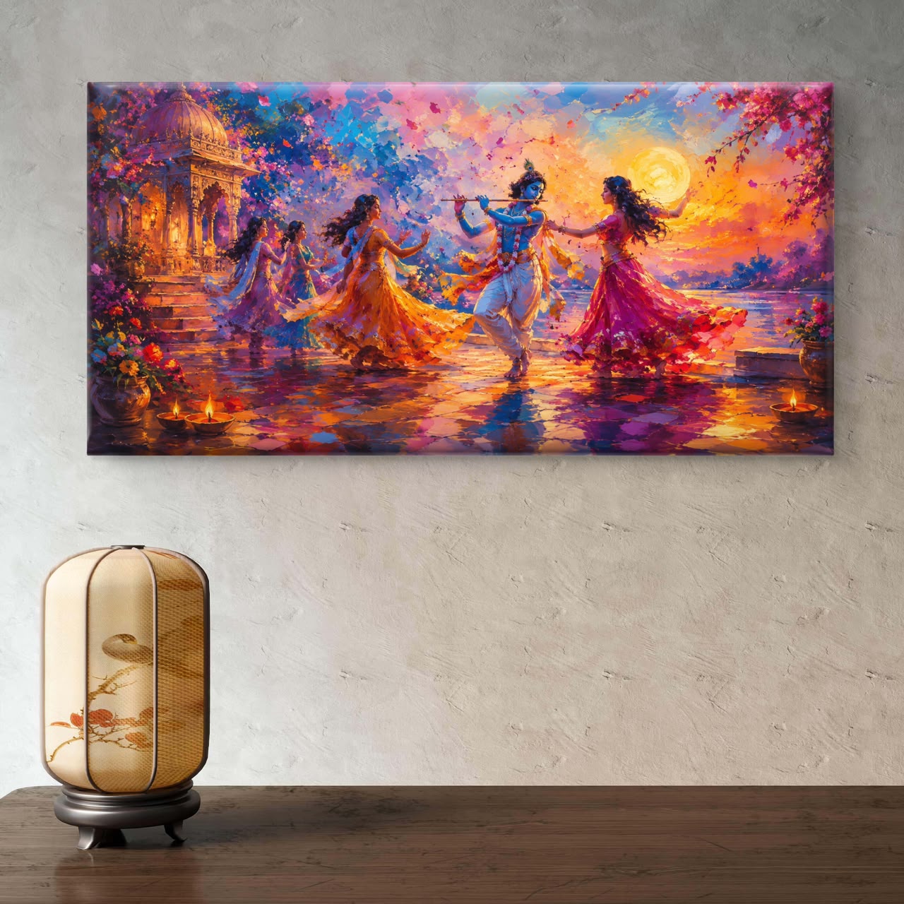 Radha Krishna Premium Canvas Painting - Buy Online | Decor By Neon