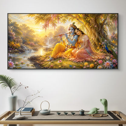 Radha Krishna Premium Canvas Painting