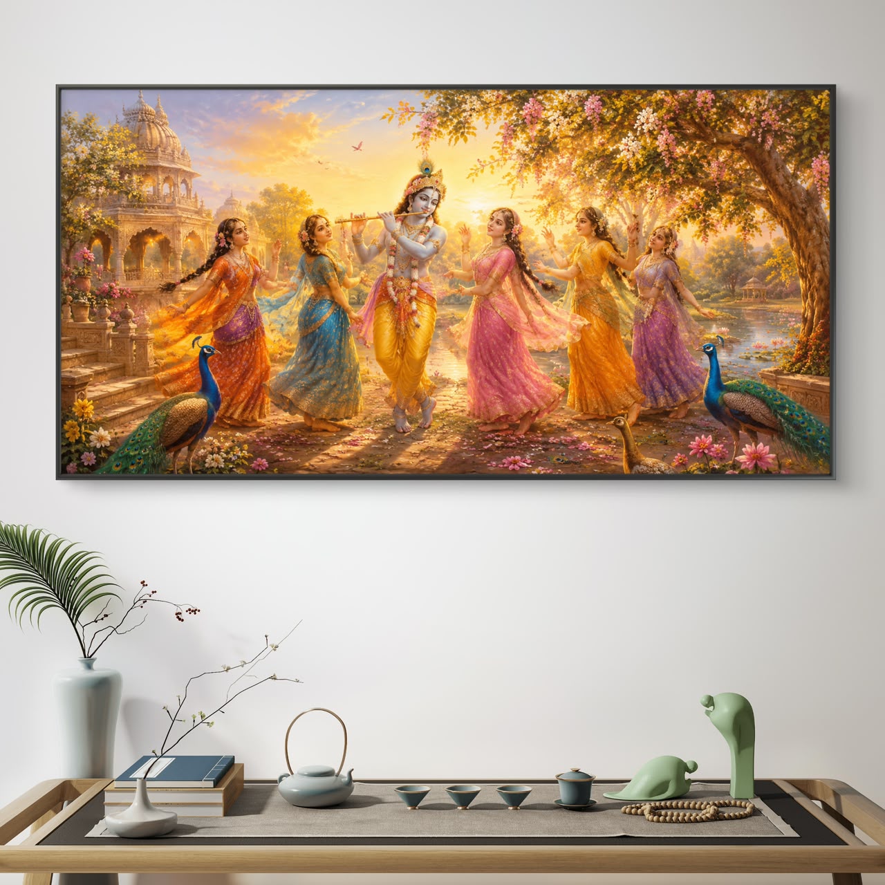 Radha Krishna Premium Canvas Painting - Buy Online | Decor By Neon