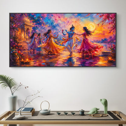 Radha Krishna Premium Canvas Painting