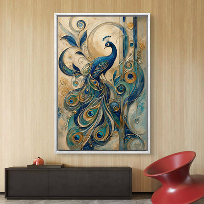Peacock Premium Canvas Painting