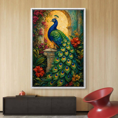 Peacock Premium Canvas Painting