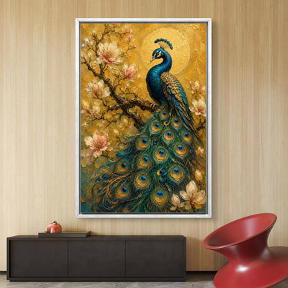 Peacock Premium Canvas Painting