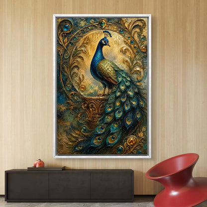 Peacock Premium Canvas Painting