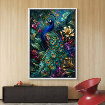 Peacock Premium Canvas Painting