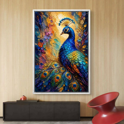 Peacock Premium Canvas Painting
