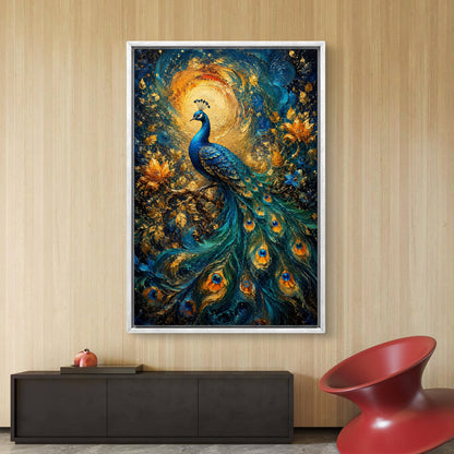 Peacock Premium Canvas Painting