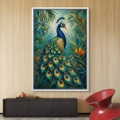 Peacock Premium Canvas Painting