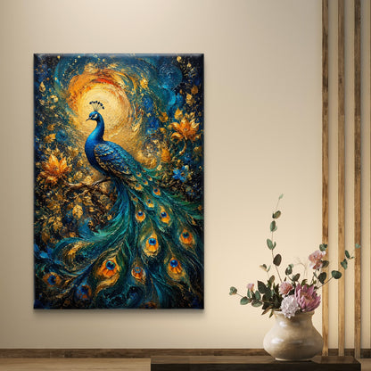 Peacock Premium Canvas Painting