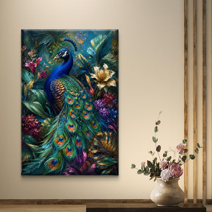 Peacock Premium Canvas Painting