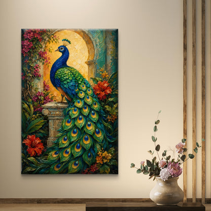 Peacock Premium Canvas Painting