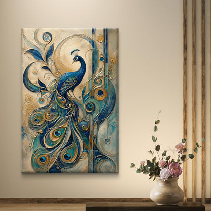 Peacock Premium Canvas Painting