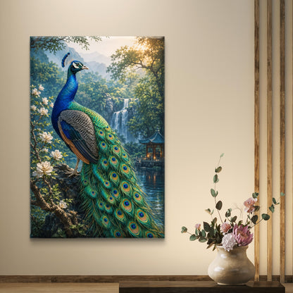 Peacock Premium Canvas Painting