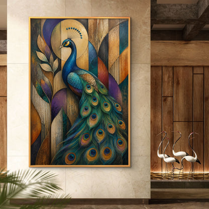 Peacock Premium Canvas Painting