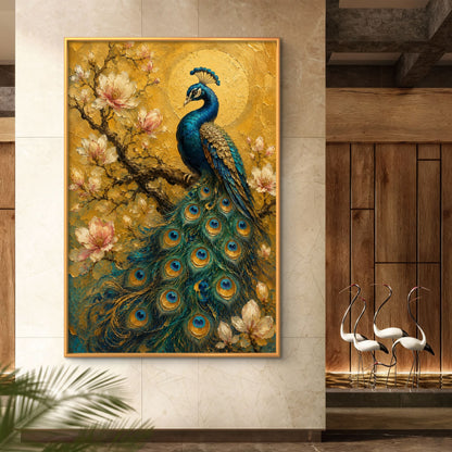 Peacock Premium Canvas Painting