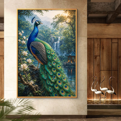 Peacock Premium Canvas Painting