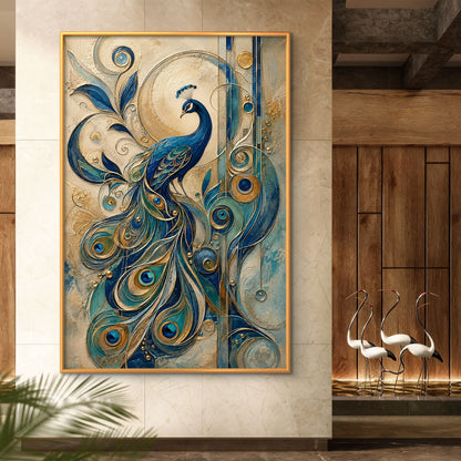 Peacock Premium Canvas Painting