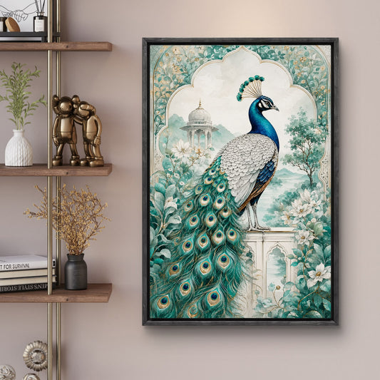 Peacock Premium Canvas Painting - Canvas Wall Art | Decor By Neon