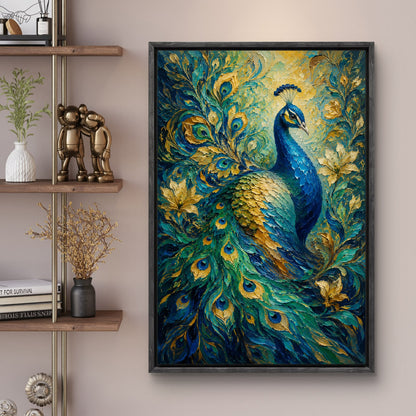 Peacock Premium Canvas Painting