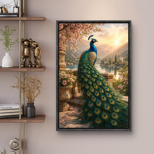 Peacock Premium Canvas Painting - Canvas Wall Art | Decor By Neon