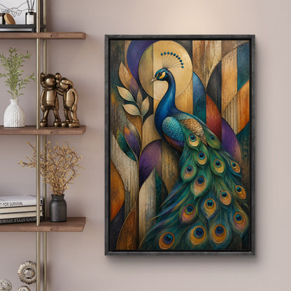Peacock Premium Canvas Painting