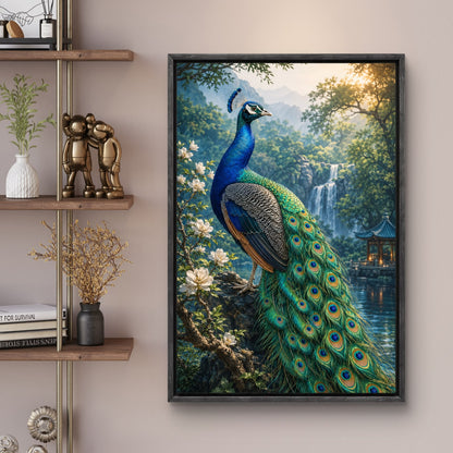 Peacock Premium Canvas Painting