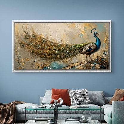 Peacock Premium Canvas Painting